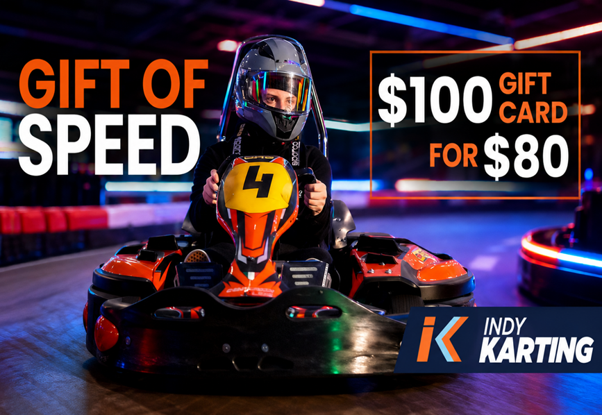 IndyKarting hero promotional post